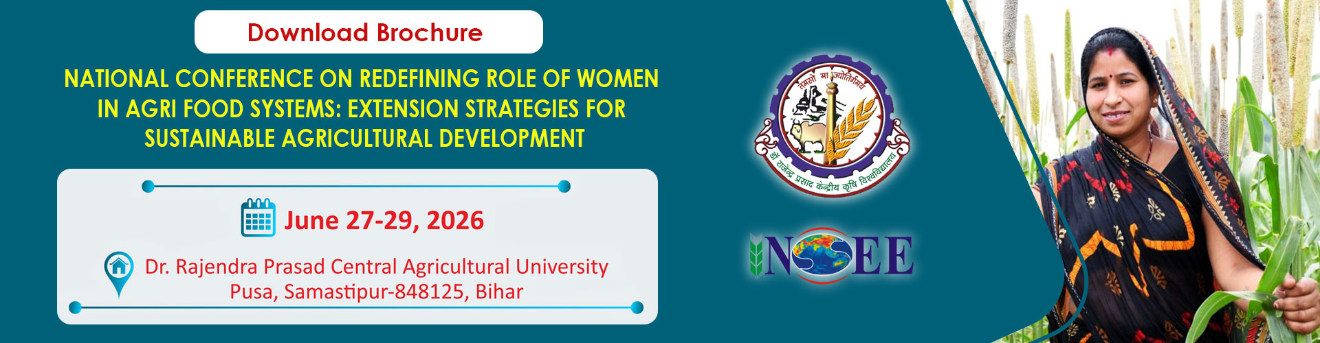 National Conference on Redefining Role of Women in Agri Food Systems: Extension Strategies for Sustainable Agricultural Development